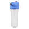 Магистральный фильтр для воды. прозр. корпус 1/2. 10 дюймов WFК-12