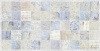 Панель ПВХ Плитка Мрамор голубой 964х484мм