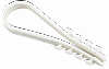 Дюбель-хомут 11-18мм нейлон белый (100шт/уп)
