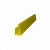 Профиль поликарбонатный ROYALPLAST UP торцевой 6мм Желтый; 2.1м
