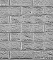 Стеновая 3д-панель кирпич серый металлик 70*77см толщ.4мм