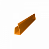Профиль поликарбонатный ROYALPLAST UP торцевой 6мм Оранжевый; 2.1м