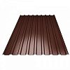 Профнастил С-8 шоколадно-коричневый 1,5м (0,35мм)