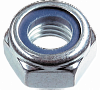 Гайка шестиг. со стопорным кольцом М6 DIN 985 Zn